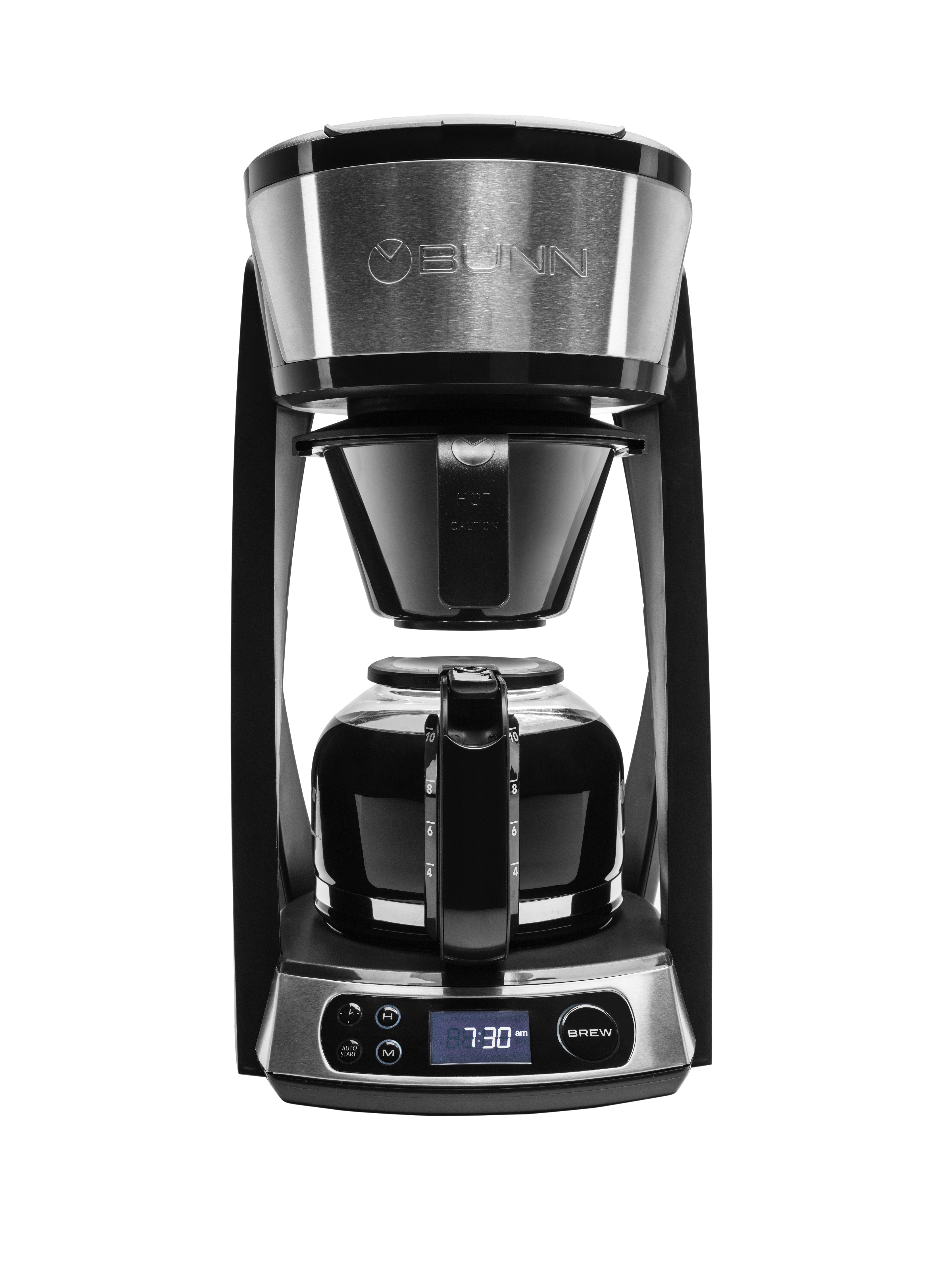 Bunn HBXB Stainless Steel and Black 10-Cup Professional Home