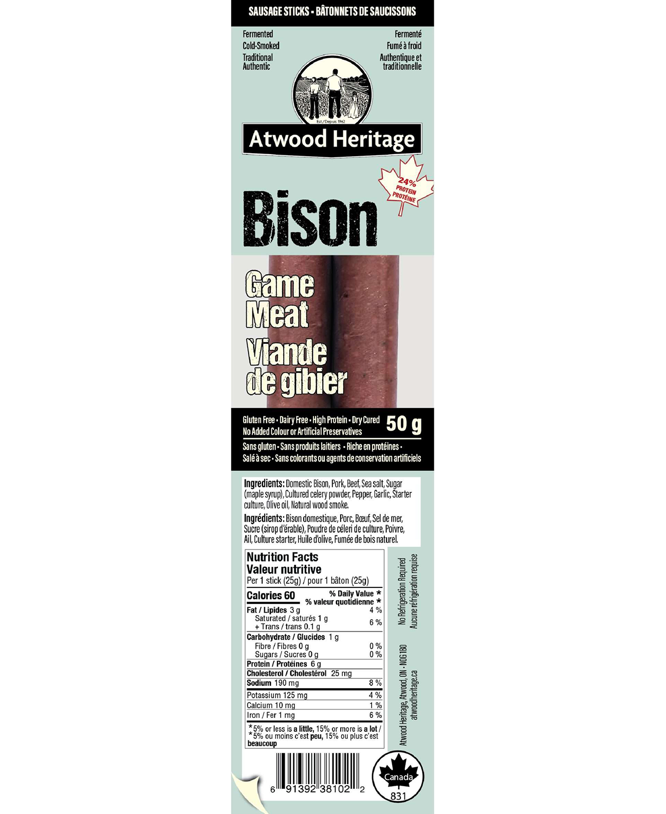 Atwood Heritage Game Meat Sticks