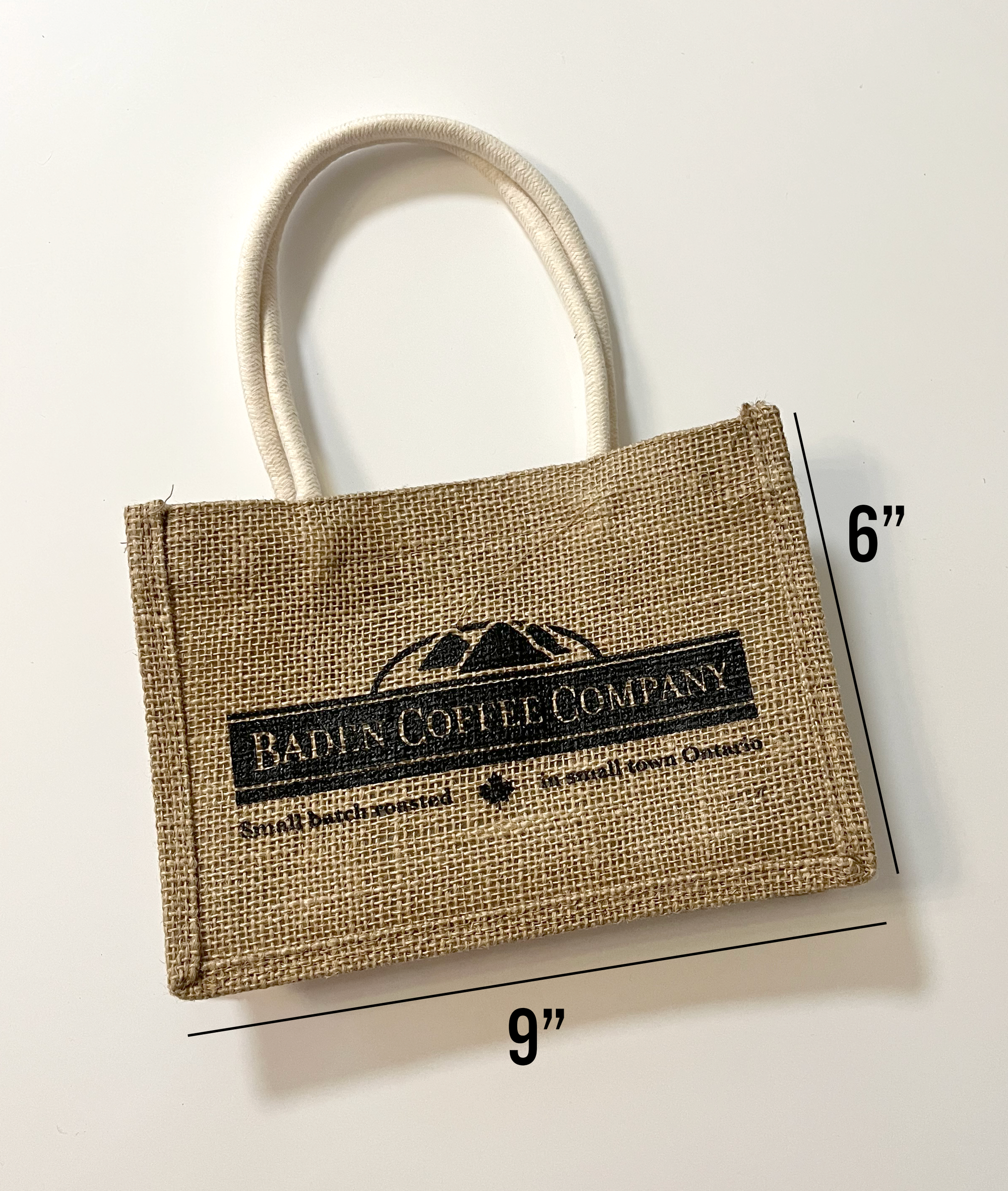 Small Burlap Gift Bag